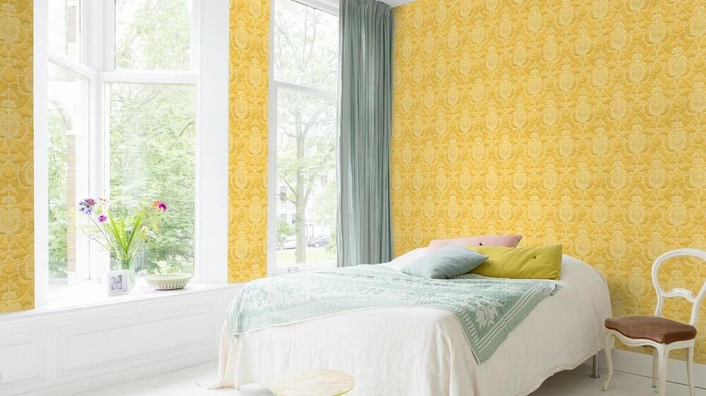 Rasch Tapete Trianon Klassik Barock Gelb 570847 5 Rasch Tapete Trianon Klassik Barock Gelb 570847 – Bild 3