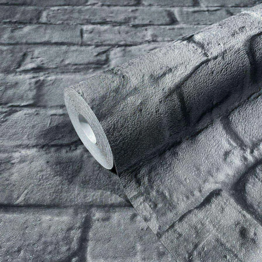 Vliestapete Dunkelgrau Steinmauer Marburg 34170 4 Vliestapete Dunkelgrau Steinmauer Marburg 34170 – Bild 2