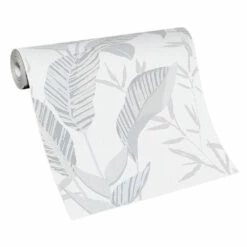 Vliestapete Elle Blattmuster Weiß Grau Silber 10332-10 12 Vliestapete Elle Blattmuster Weiß Grau Silber 10332-10 -Orex Verkäufe Vliestapete Elle Blaetter Weiss Grau Silber 10332 10 63216403 2