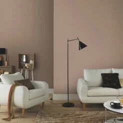 Vliestapete Elle Strukturiert Uni Braun 10335-11