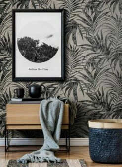 Vliestapete Ivy Farne Weiß Grau 82272 Novamur -Orex Verkäufe Vliestapete Ivy Blaetter Weiss Grau 82272 Novamur 63213313 3