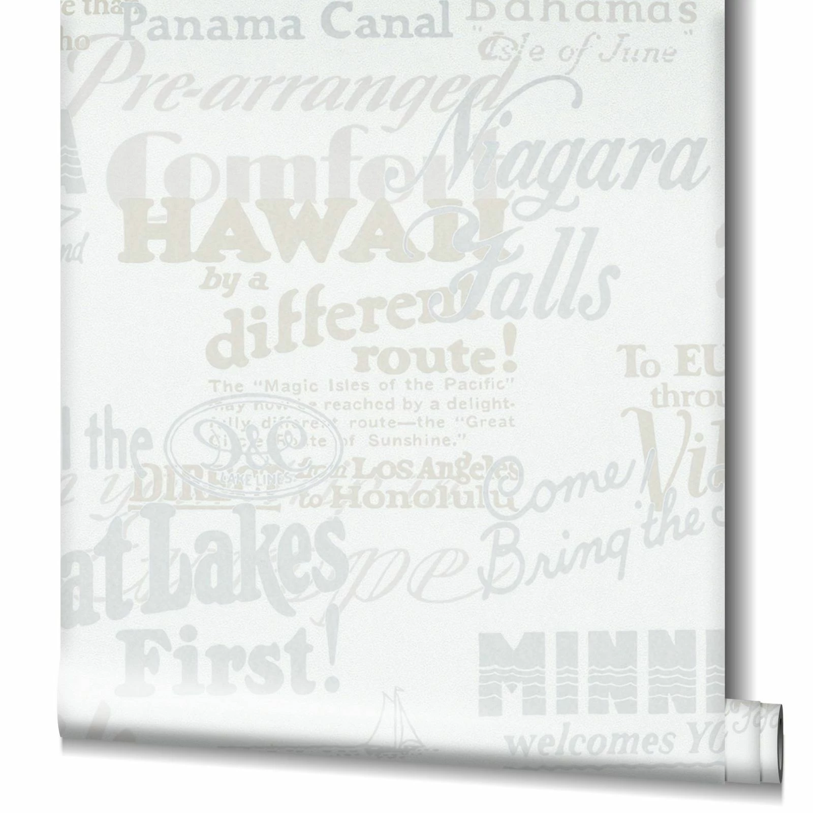 Vliestapete Ivy Schrift Weiß Beige 82326 Novamur 5 Vliestapete Ivy Schrift Weiß Beige 82326 Novamur – Bild 3