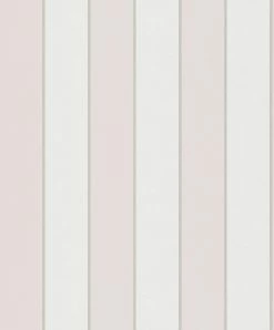 Vliestapete Ivy Streifenmuster Weiß Rosa 82305 Novamur