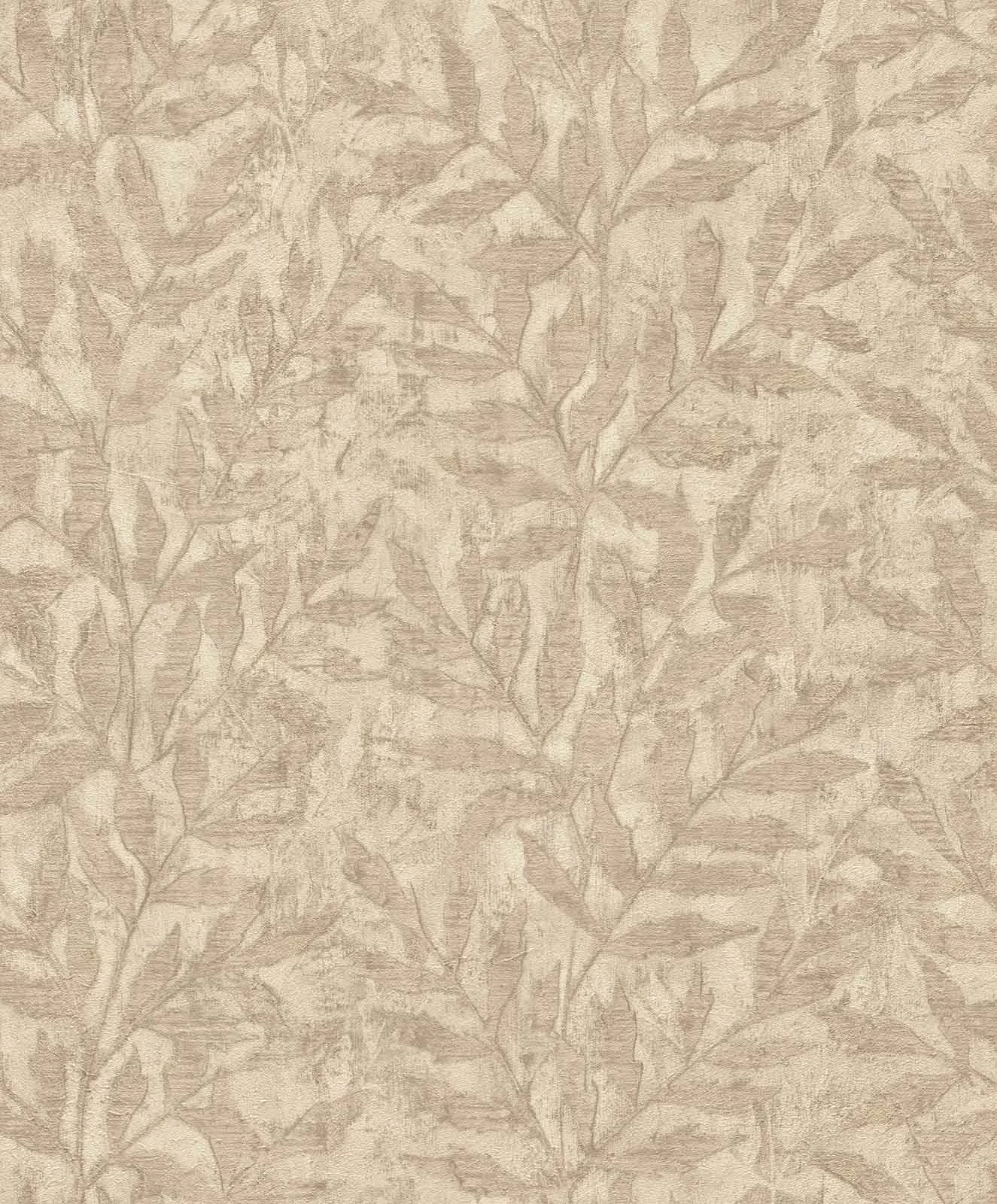 Rasch Vliestapete 315028 Blattmuster Beige Gold Metallic 3 Rasch Vliestapete 315028 Blattmuster Beige Gold Metallic