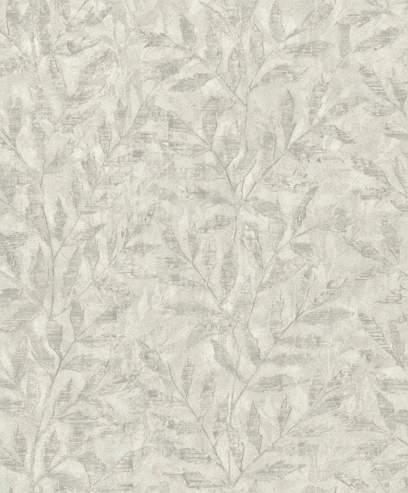 Rasch Vliestapete 315011 Blattmuster Grau Silber Metallic 3 Rasch Vliestapete 315011 Blattmuster Grau Silber Metallic