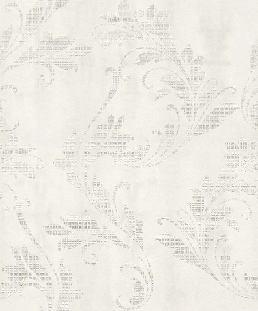 Tapete Vlies Floral Ranke Weiß Rasch Textil 228051 3 Tapete Vlies Floral Ranke Weiß Rasch Textil 228051