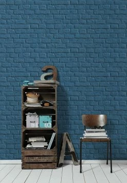 Vliestapete Steinmauer Blau 36912-3 8 Vliestapete Steinmauer Blau 36912-3 -Orex Verkäufe Vliestapete Stein Mauer blau 36912 3 191312