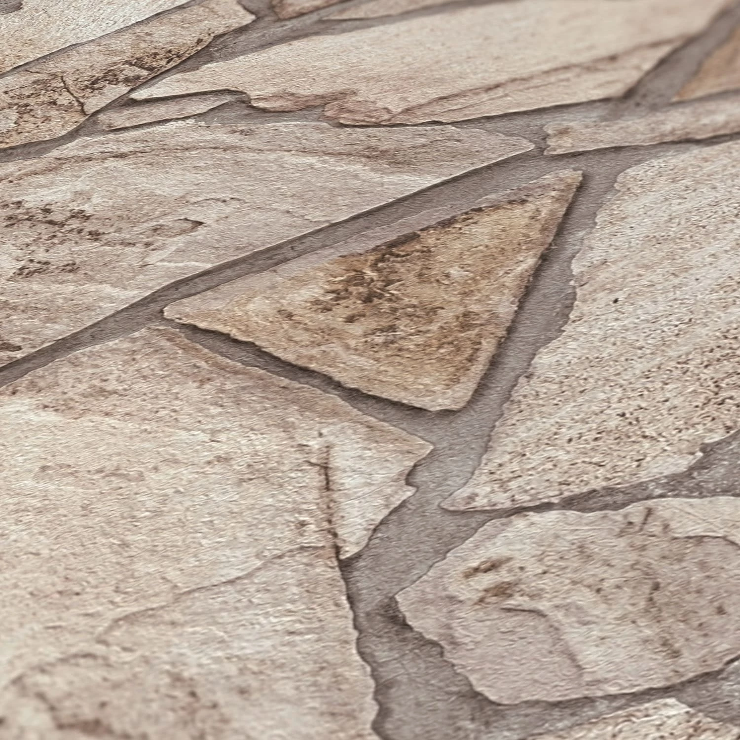 Vliestapete Steinmauer 3D-Optik Grau Beige 3893-43 3 Vliestapete Steinmauer 3D-Optik Grau Beige 3893-43