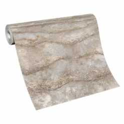 Vliestapete Beton Optik 3D-Effekt Grau Braun 10299-32 -Orex Verkäufe Vliestapete Wellen Muster 3D Optik Grau Braun 10299 32 63216299 2