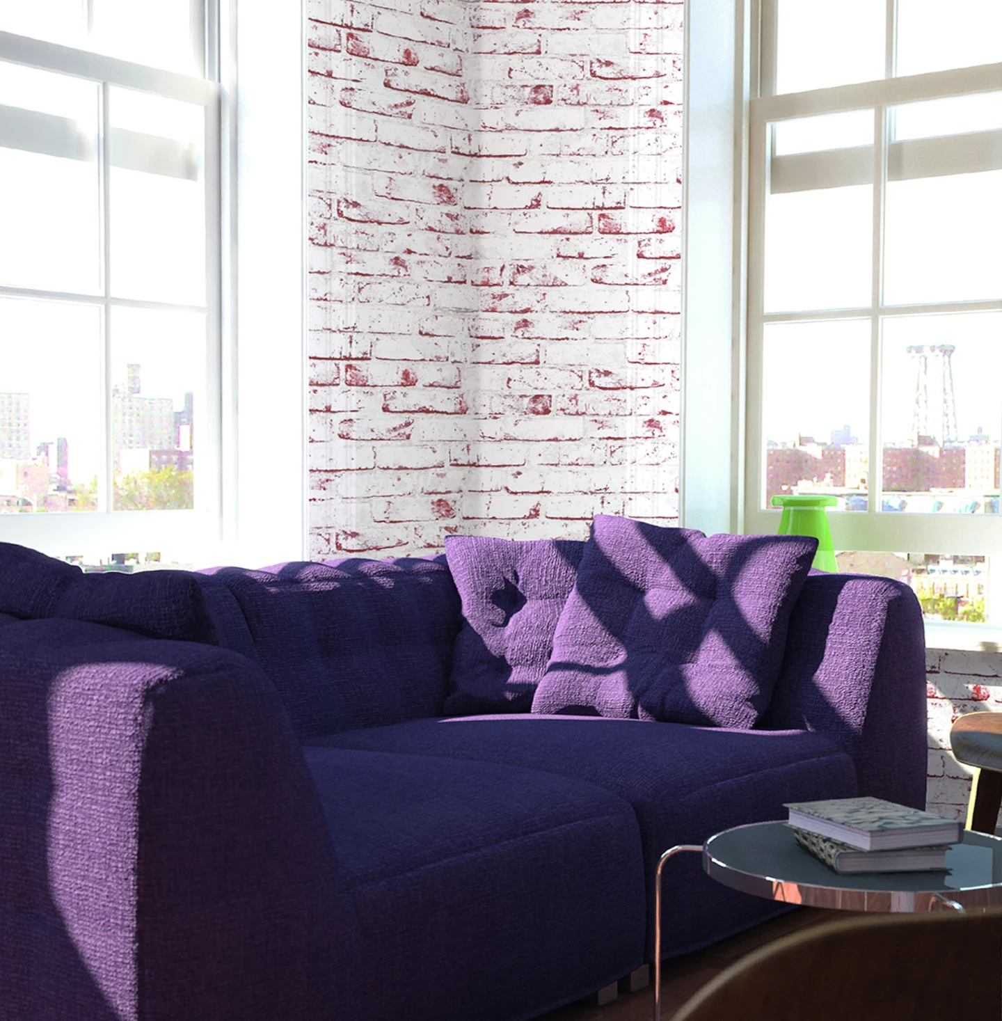 Vliestapete Ziegel-Optik Weiss Rot AS Creation 9078-13 7 Vliestapete Ziegel-Optik Weiss Rot AS Creation 9078-13 – Bild 5