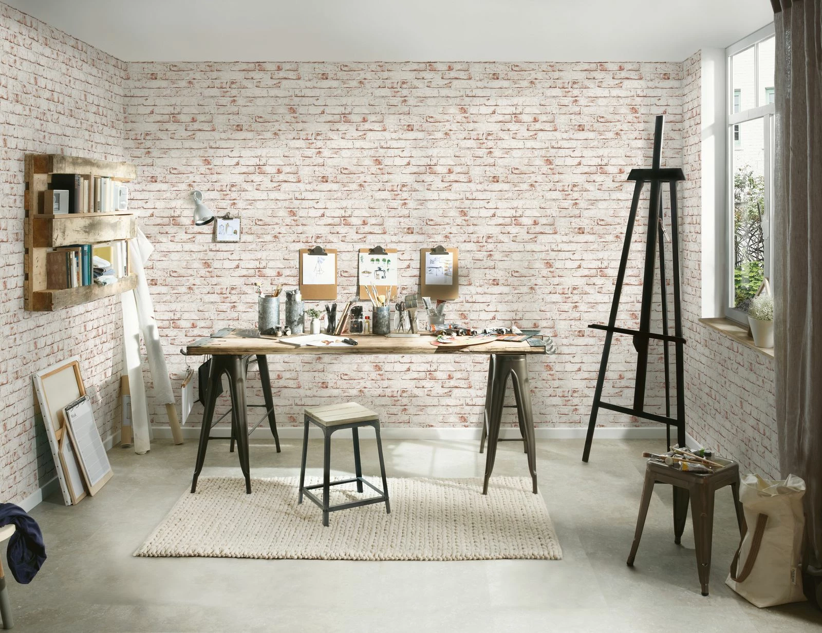 Vliestapete Ziegel-Optik Weiss Rot AS Creation 9078-13 10 Vliestapete Ziegel-Optik Weiss Rot AS Creation 9078-13 – Bild 8