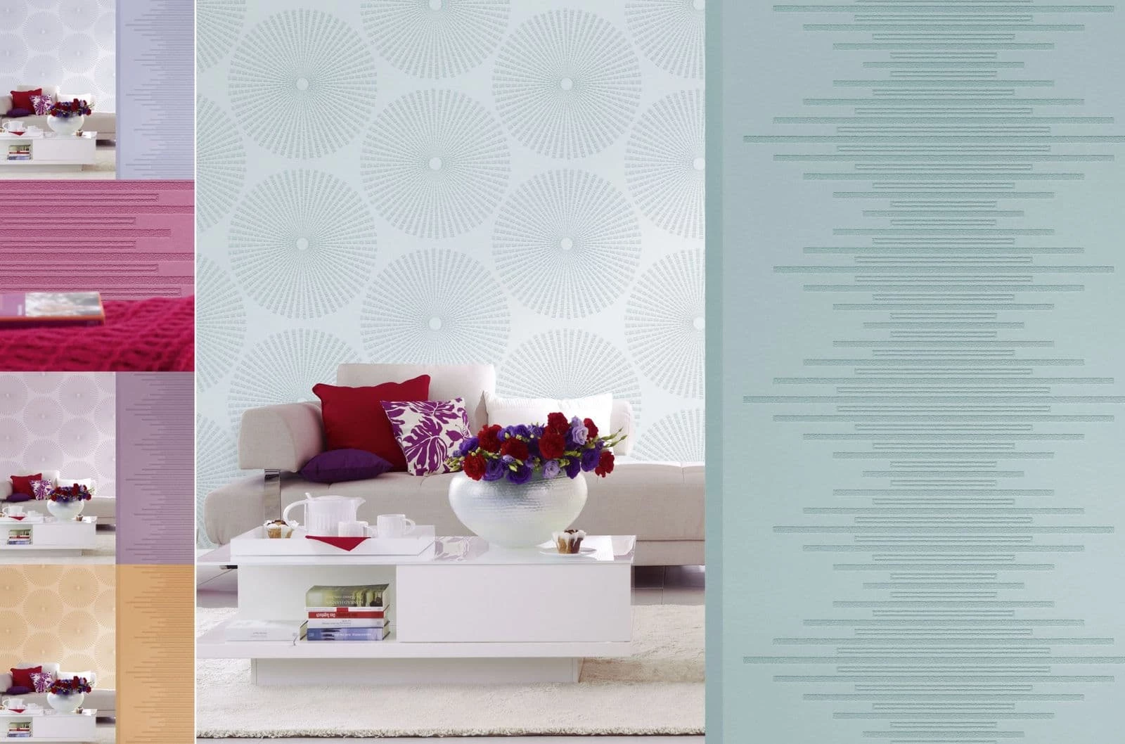 Vliestapete Blumen Groß-Rolle Patent Decor 3D 9330 4 Vliestapete Blumen Groß-Rolle Patent Decor 3D 9330 – Bild 2