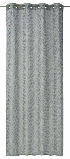 Ösenschal Safari Blickdicht Gestreift Blau 199159