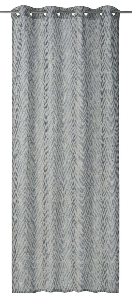 Ösenschal Safari Blickdicht Gestreift Blau 199159 3 Ösenschal Safari Blickdicht Gestreift Blau 199159