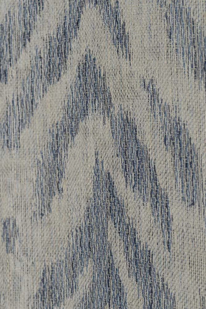 Ösenschal Safari Blickdicht Gestreift Blau 199159 5 Ösenschal Safari Blickdicht Gestreift Blau 199159 – Bild 3